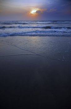 Sunset at Atlantic Ocean