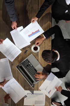 Business man getting extra work from coworkers, deadline concept