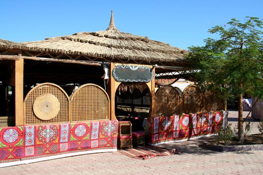 Lodges for the having a rest tourists in hotel in Egypt