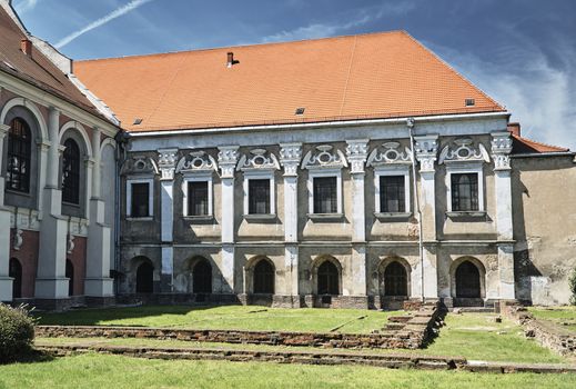 Historic buildings of the church and former monastery in Poznan