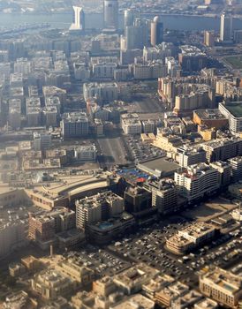 Aerial View of Dubai City