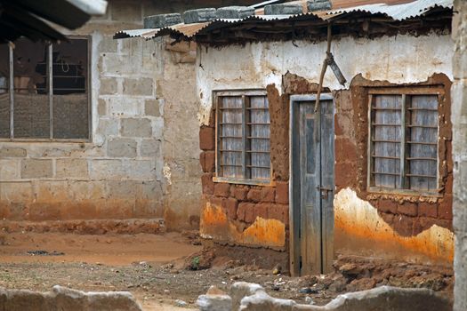 Traditional dwelling in the village of Jimbiani in Tanzania