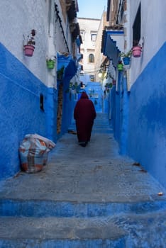 Chefchaouen, the blue city in the Morocco is a popular travel destination