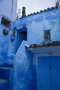 Chefchaouen, the blue city in the Morocco is a popular travel destination