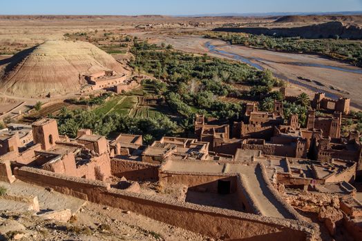 Kasbah Ait Ben Haddou, Morocco, Africa. UNESCO World Heritage Site.