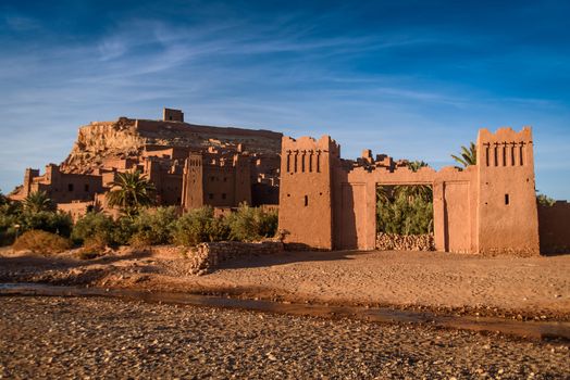 Kasbah Ait Ben Haddou, Morocco, Africa. UNESCO World Heritage Site.