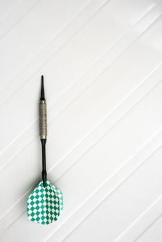 Isolated  dart with white background