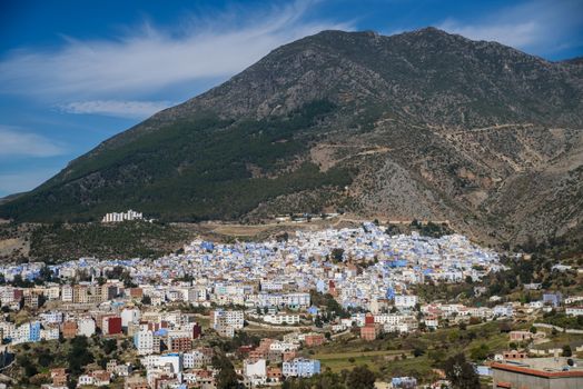 Chefchaouen, the blue city in the Morocco is a popular travel destination