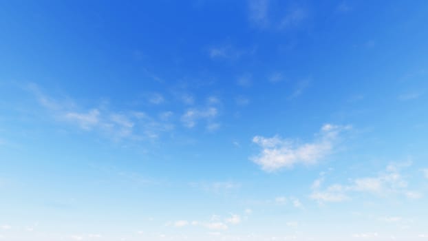 Cloudy blue sky abstract background, blue sky background with tiny clouds, 3d illustration