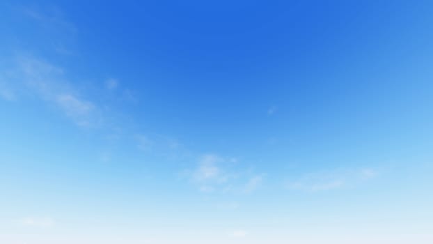 Cloudy blue sky abstract background, blue sky background with tiny clouds, 3d illustration