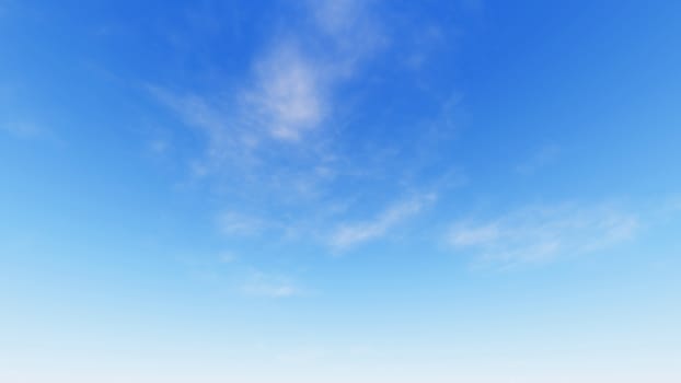 Cloudy blue sky abstract background, blue sky background with tiny clouds, 3d illustration