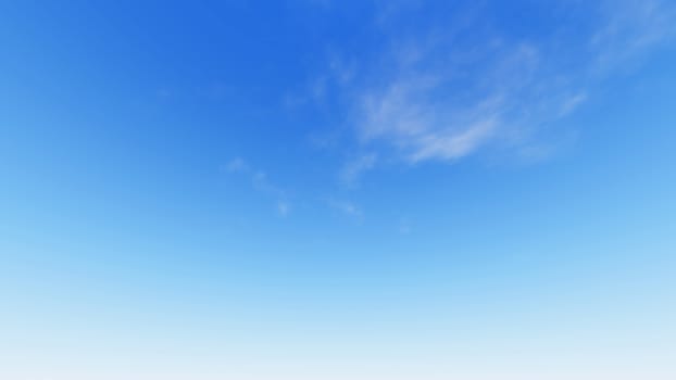 Cloudy blue sky abstract background, blue sky background with tiny clouds, 3d illustration