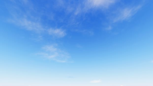 Cloudy blue sky abstract background, blue sky background with tiny clouds, 3d illustration