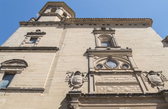 San Juan Evangelista University chapel facade, old university, Baeza, Spain