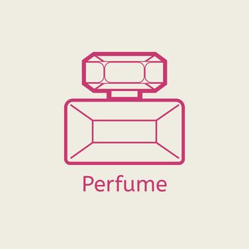 Aroma perfume line icon. Thin linear parfume signs for makeup and visage. Cosmetic product of glamour fashion design icon.