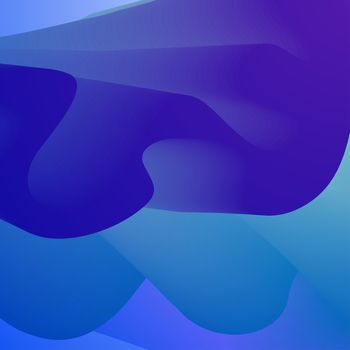Abstract Design Creativity Background of Blue Purple Waves. Frame with space for text. Sea water texture. Smooth wave. Wavy backdrop.