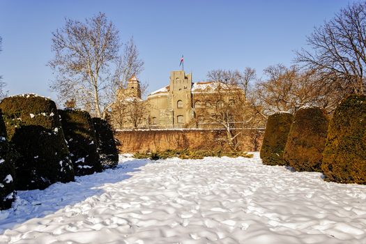 Belgrade fortress an winter, Belgrade Serbia