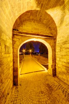 Medieval gate at Belgrade fortress, Belgrade, Serbia