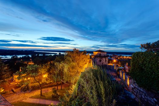 Belgrade fortress at night, Belgrade Serbia