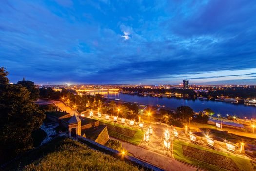 Belgrade fortress and Kalemegdan park, Belgrade Serbia
