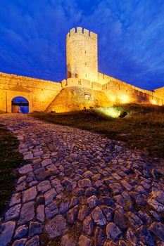 Belgrade fortress at night, Belgrade Serbia