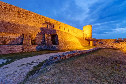 Belgrade fortress at night, Belgrade Serbia