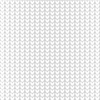 Seamless knitted background. Knitted realistic baby boy seamless pattern of white color. Reverse side.