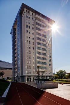 Complex of newly made residential buildings, Serbia