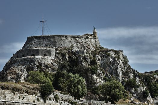 Palaio Frourio in city of Corfu, Greece