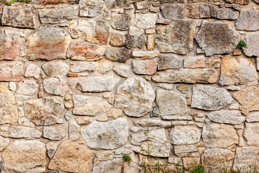 Old brick wall at Belgrade fortress, Belgrade Serbia