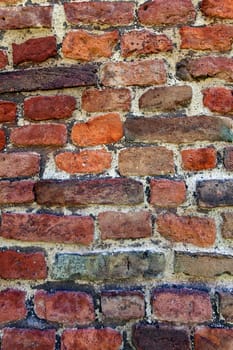 old brick wall at belgrade fortress, belgrade serbia