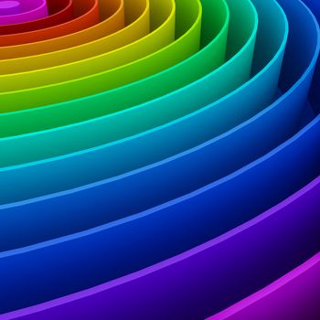 abstract colorful rainbow perspective background,3d
