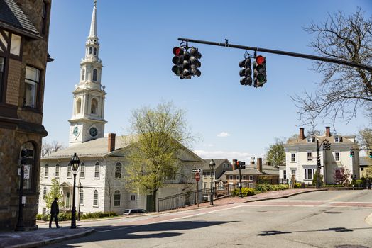 Providence, Rhode Island. Downtown Providence in New England region of the United States.