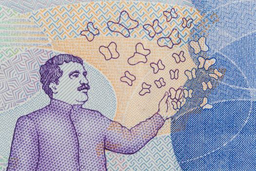 Nobel Prize Gabriel Garcia Marquez on the Fifty Thousand Colombian Pesos Bill