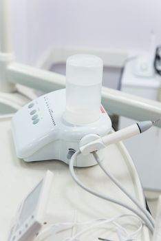 modern dentists equipment for professional teeth cleaning