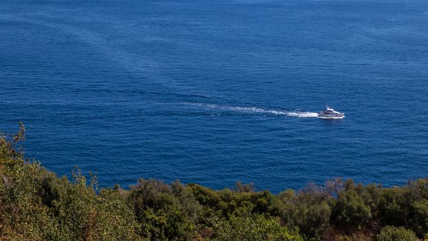 The beautiful Sicilian coast with ancient summer residences