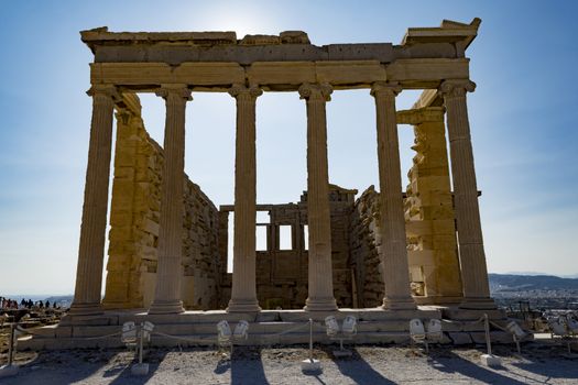 erechtheum temple in acropolis