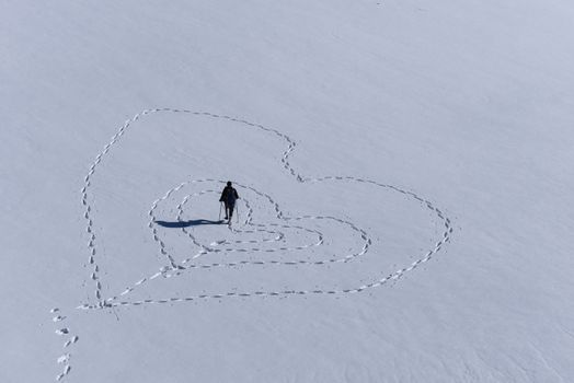 message of love from the snowy mountains