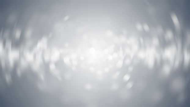 Lights on grey background. Abstract defocused backdrop. 3d rendering