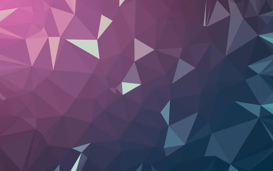 Abstract low poly background, geometry triangle, mosaic pastel color background