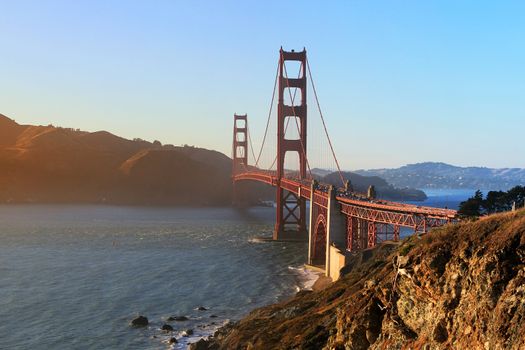 Golden Gate Bridge in San Francisco. California