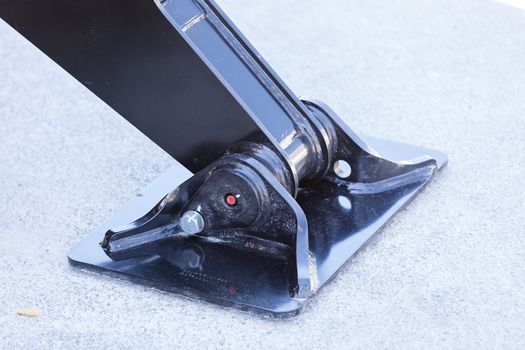 parts of machinery for the construction industry, note shallow depth of field