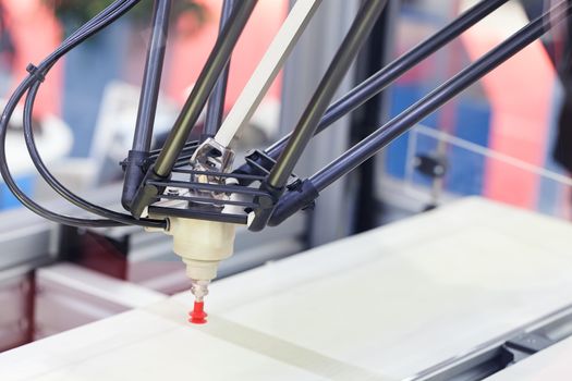 detail of metal processing machines , note shallow depth of field