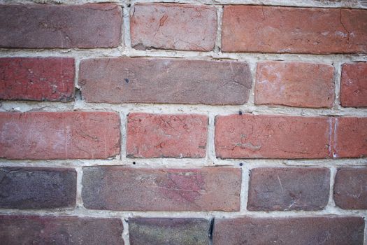 Texture abstract a old red Brick wall