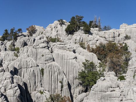 dangerous and sharp cliffs