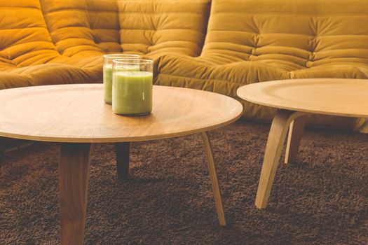 detail of modern living room, interior decoration