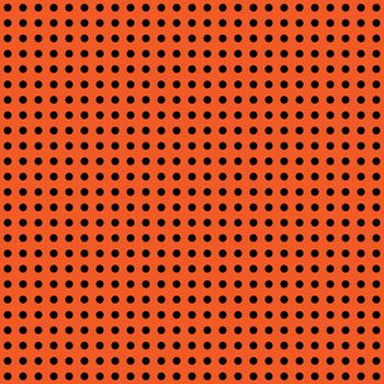 Halloween polka dot background. Orange and black dark endless seamless texture. Thanksgivings day cute pattern