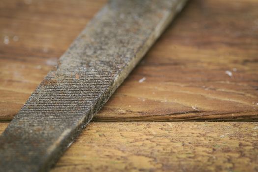 Group of  old oxide vintage tools. 