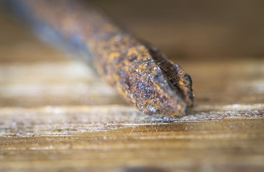 Group of  old oxide vintage tools. screws