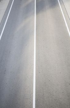 Isolated road in  spain